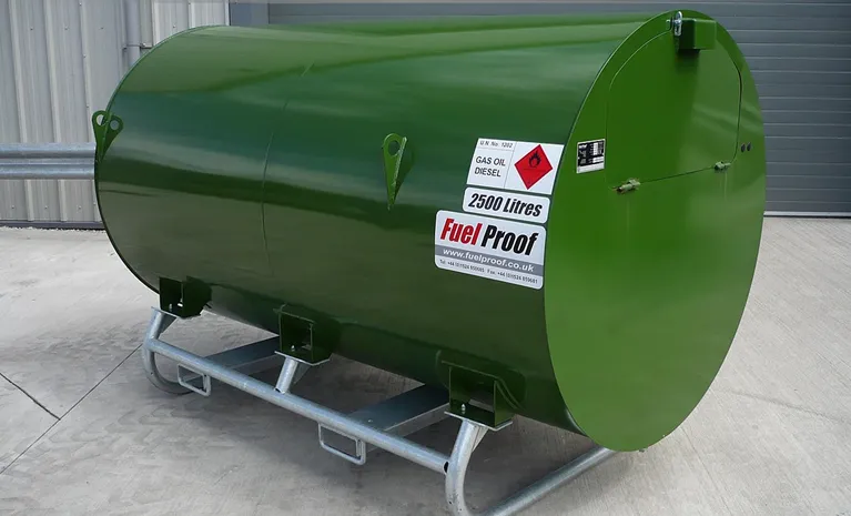 diesel tank used to store fuel in safely